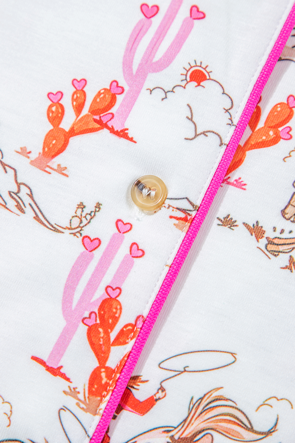 White Christmas Pullover and Drawstring Pants Pajama Set