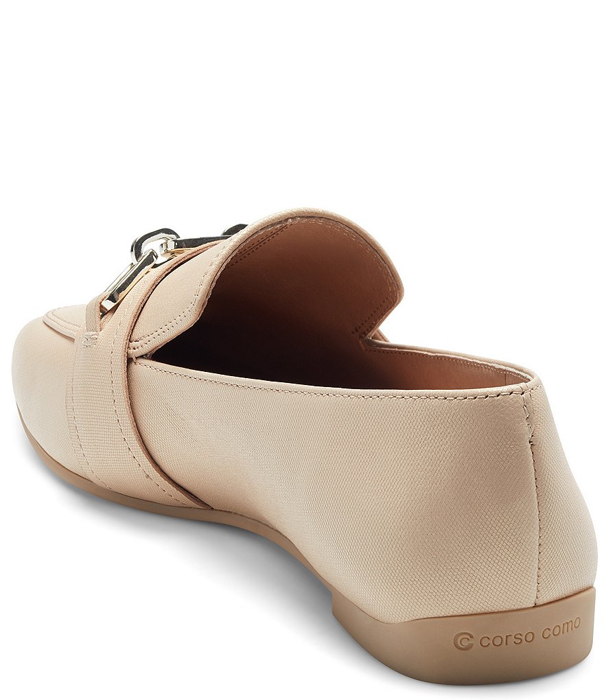 CC Corso Como Karri Leather Chain Link Detail Loafers