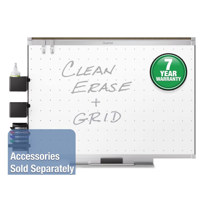 Quartet Prestige 2 Total Erase Whiteboard 72 x 48 Aluminum Frame TE547AP2
