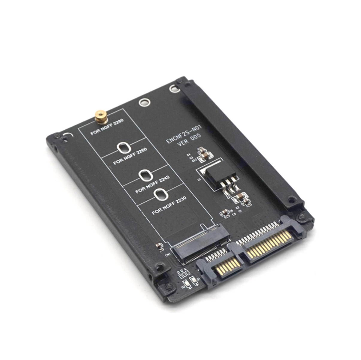 Weastlinks Metal Case B+M Key M.2 NGFF SSD To 2.5 SATA 6Gb/s Adapter Card With Enclosure Socket M2 NGFF Adapter