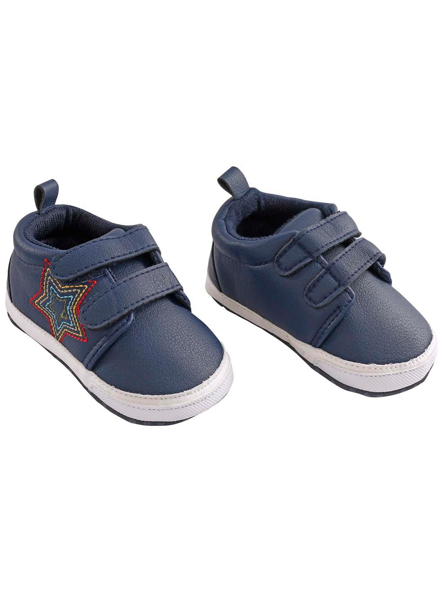 Baby Moo Kids Blue Casual Booties