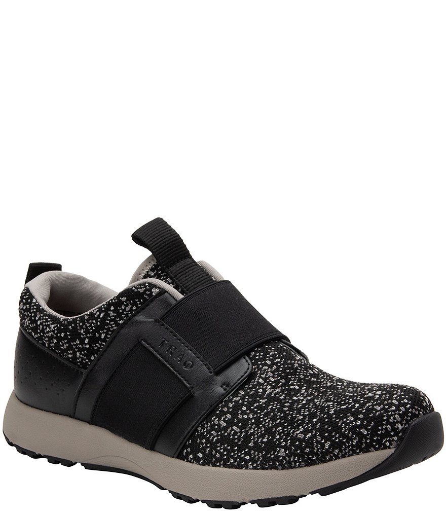 Traq by Alegria Volition Snake Dream Fit Knit Pedometer Slip-On Stretch Sneakers