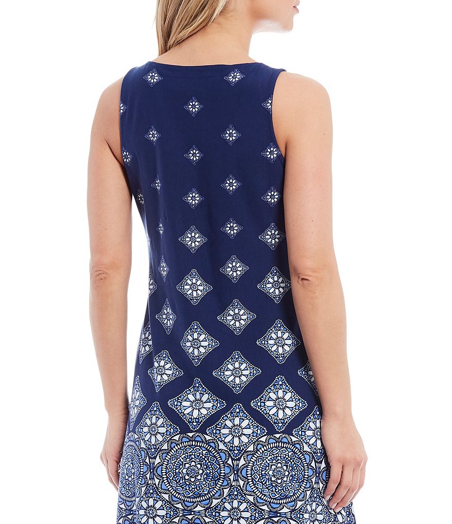 Tommy Bahama Caribbean Dream Sleeveless V-Neck Midi Dress