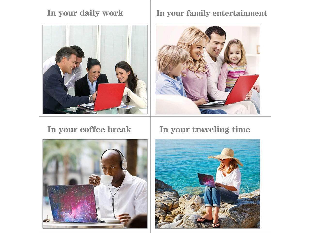 Protective Case Cover For 11.6" Lenovo 500e Chromebook & 300e Chromebook & 100e Chromebook Series Laptop - Green/ Blue/ Red