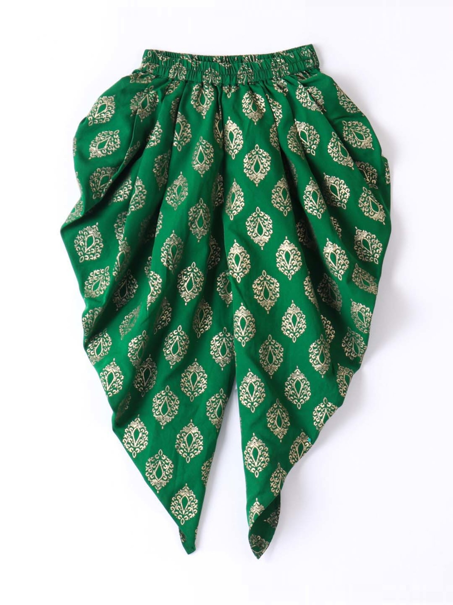 TWISHA Kids Pink & Green Embroidered Top Set