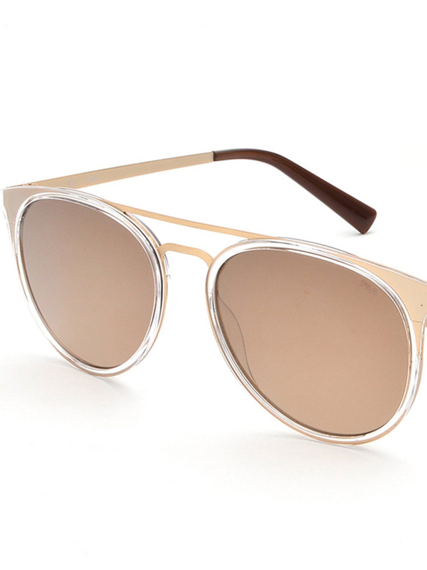 Fila SF9907K56447SG Brown Round Sunglasses