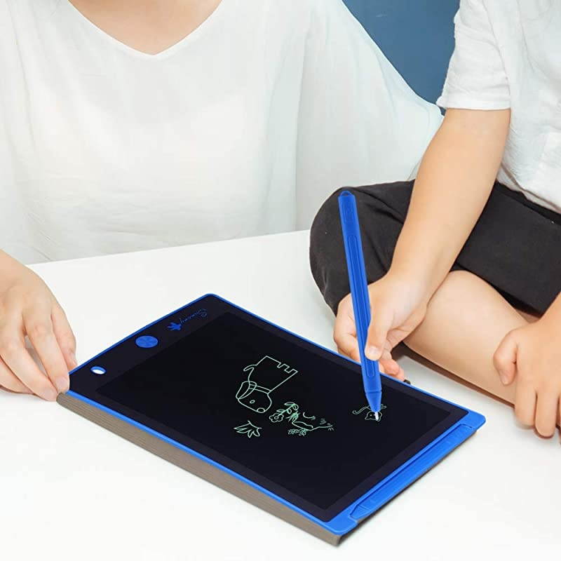 LCD Writing TabletElectronic Writing ampDrawing Board Doodle Board 85quot Handwriting Paper Drawing Tablet Gift for Kids and Adults at HomeSchool and Office Blue