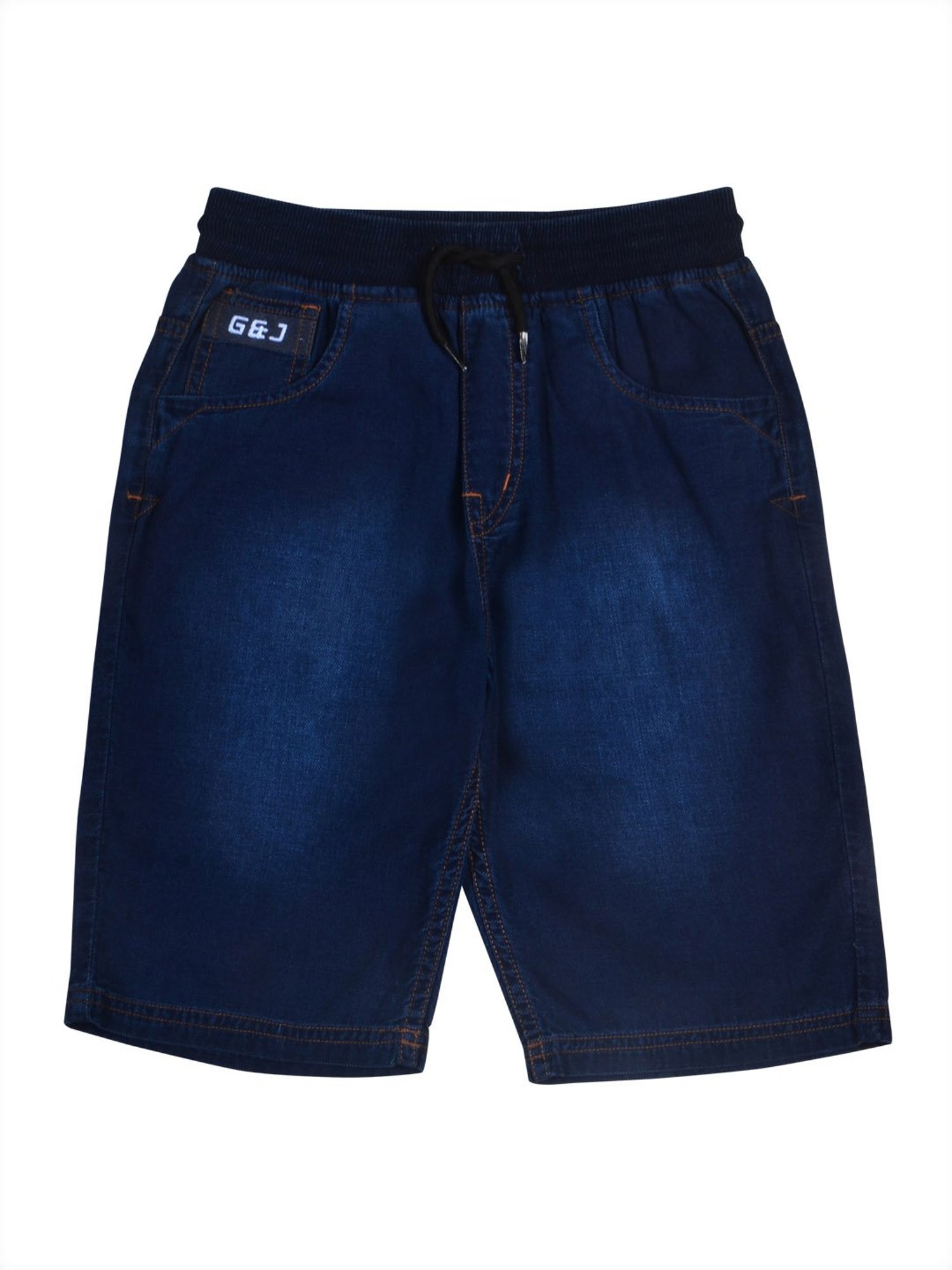 Gini & Jony Kids Navy Washed Shorts