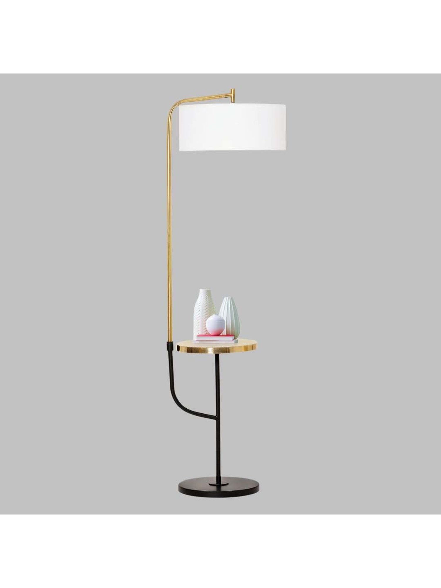 64" x 8.9" x 10.5" Smart Light Full Spectrum Floor Lamp (Includes LED Light Bulb) White - Verilux