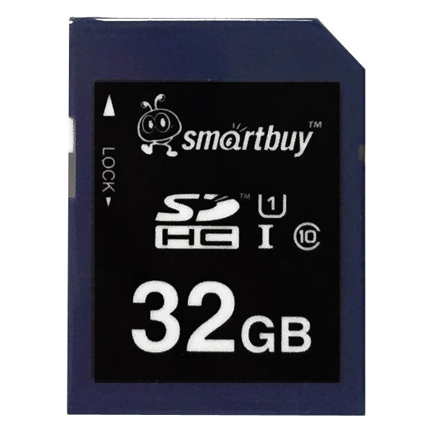 Smartbuy SDHC Class 10 Flash Memory Card SD HC C10 Ultra U1 UHS-I HD Fast Speed for Camera (32GB - 1 Pack)