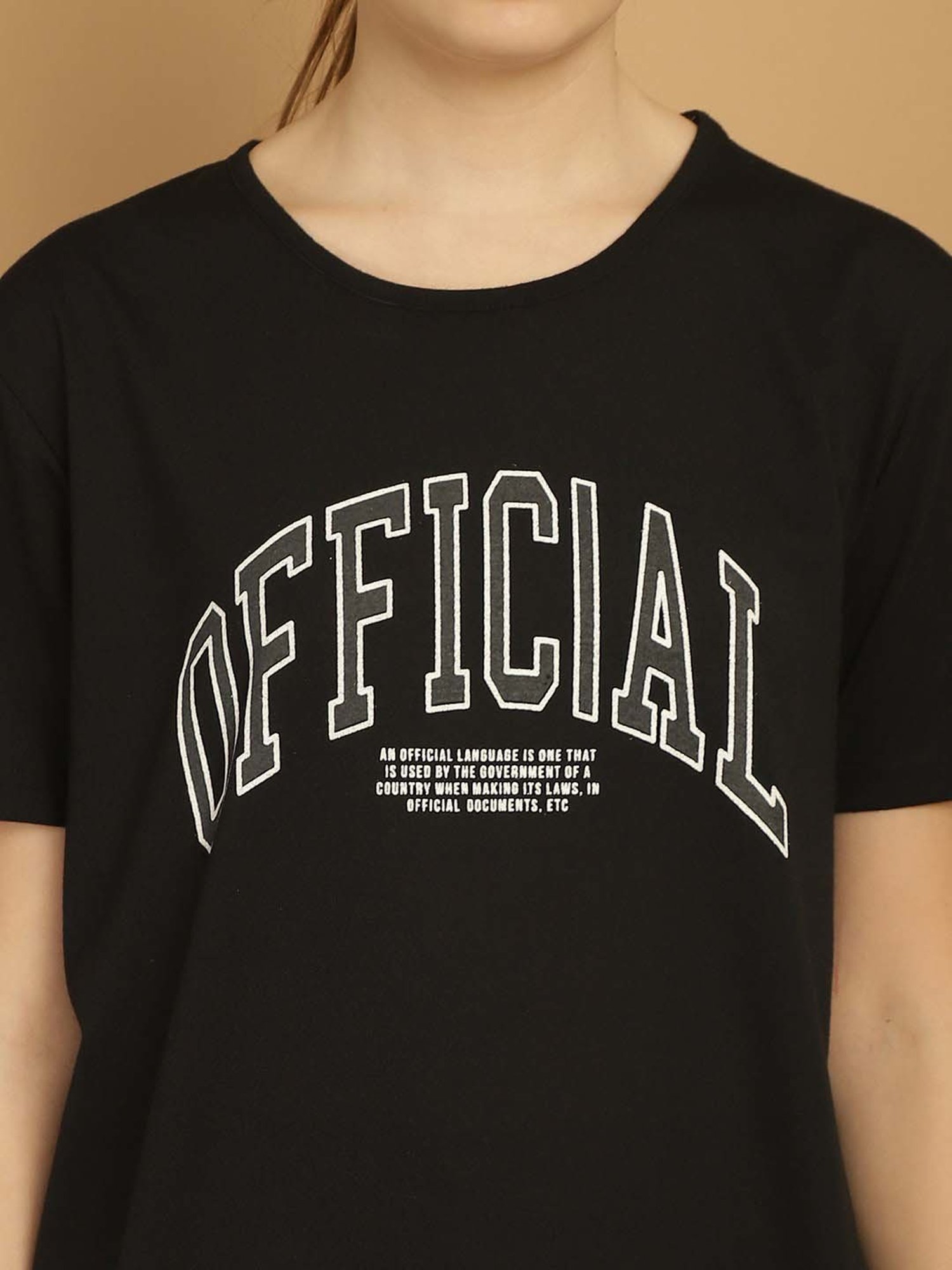 Vimal Jonney Black Cotton Printed Sports T-Shirt Track Pant Set