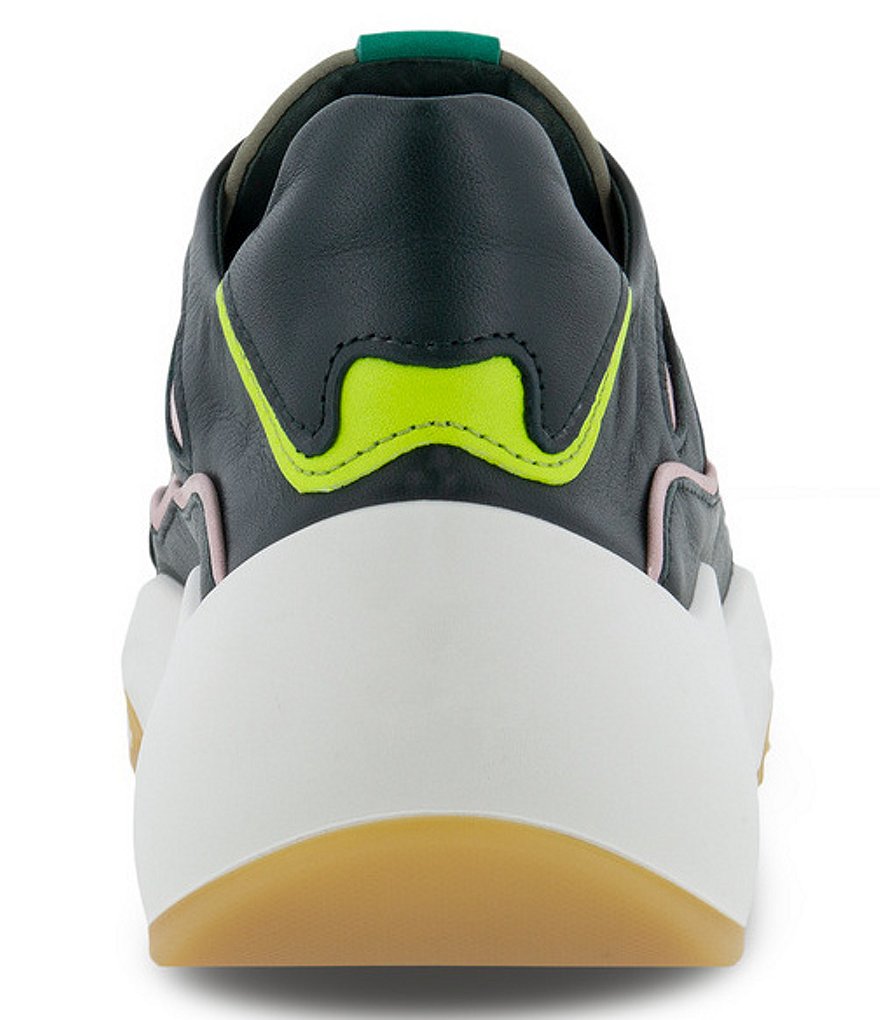 ECCO Chunky Leather And Suede Chunky Lace-Up Sneakers