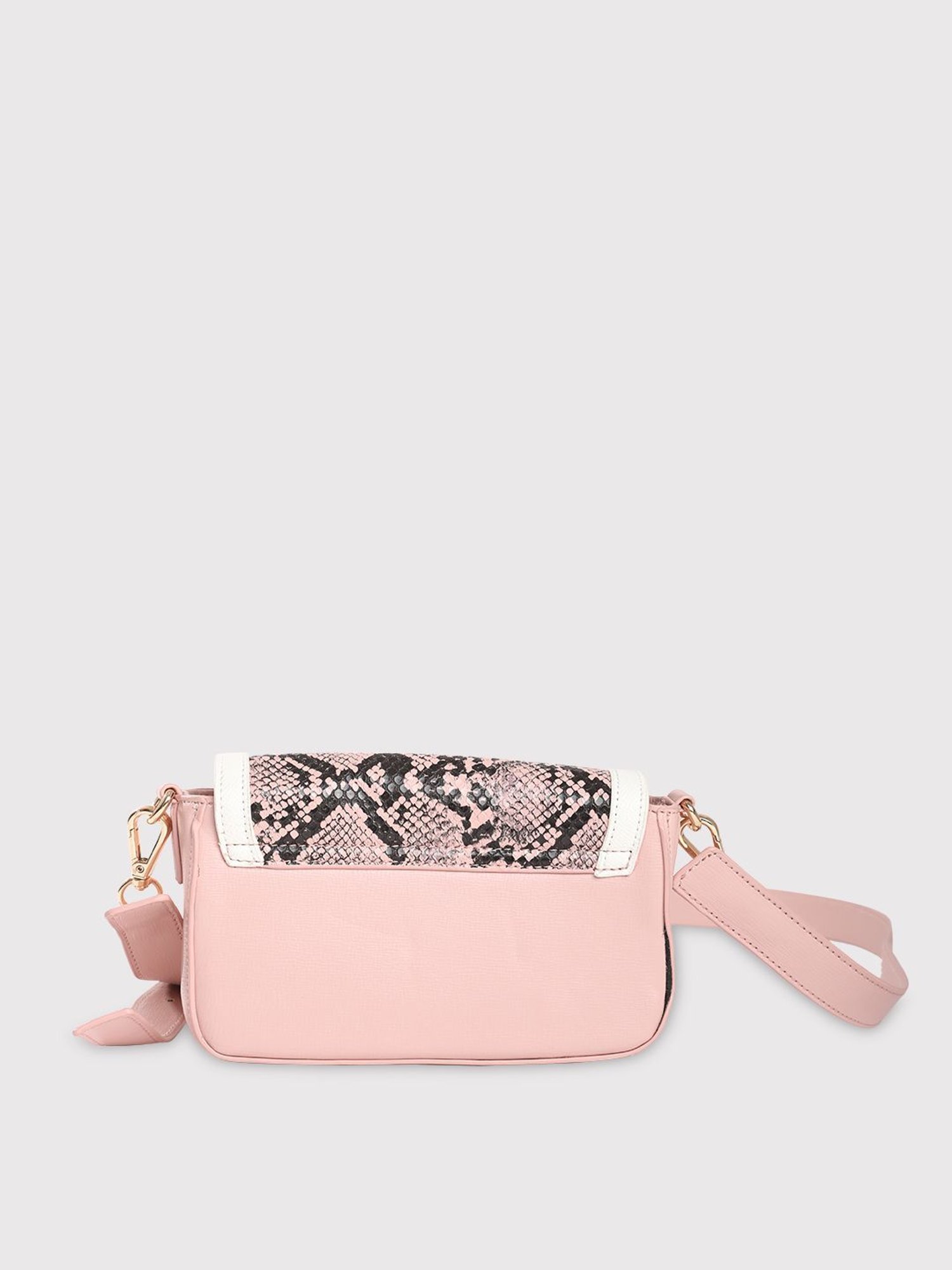 Caprese Pink Textured Small Sling Handbag