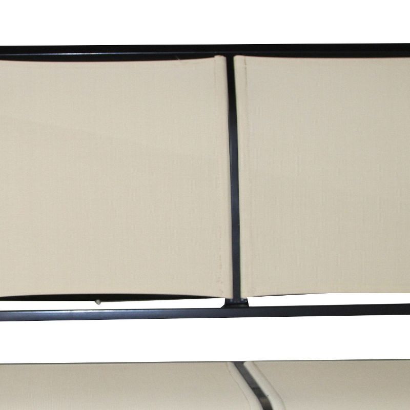 La Siesta HAL21-1 Habana Organic Cotton Lounger Comfortable Indoor Outdoor Hammock Chair with Suspension Set and Bamboo Spreader, Nougat