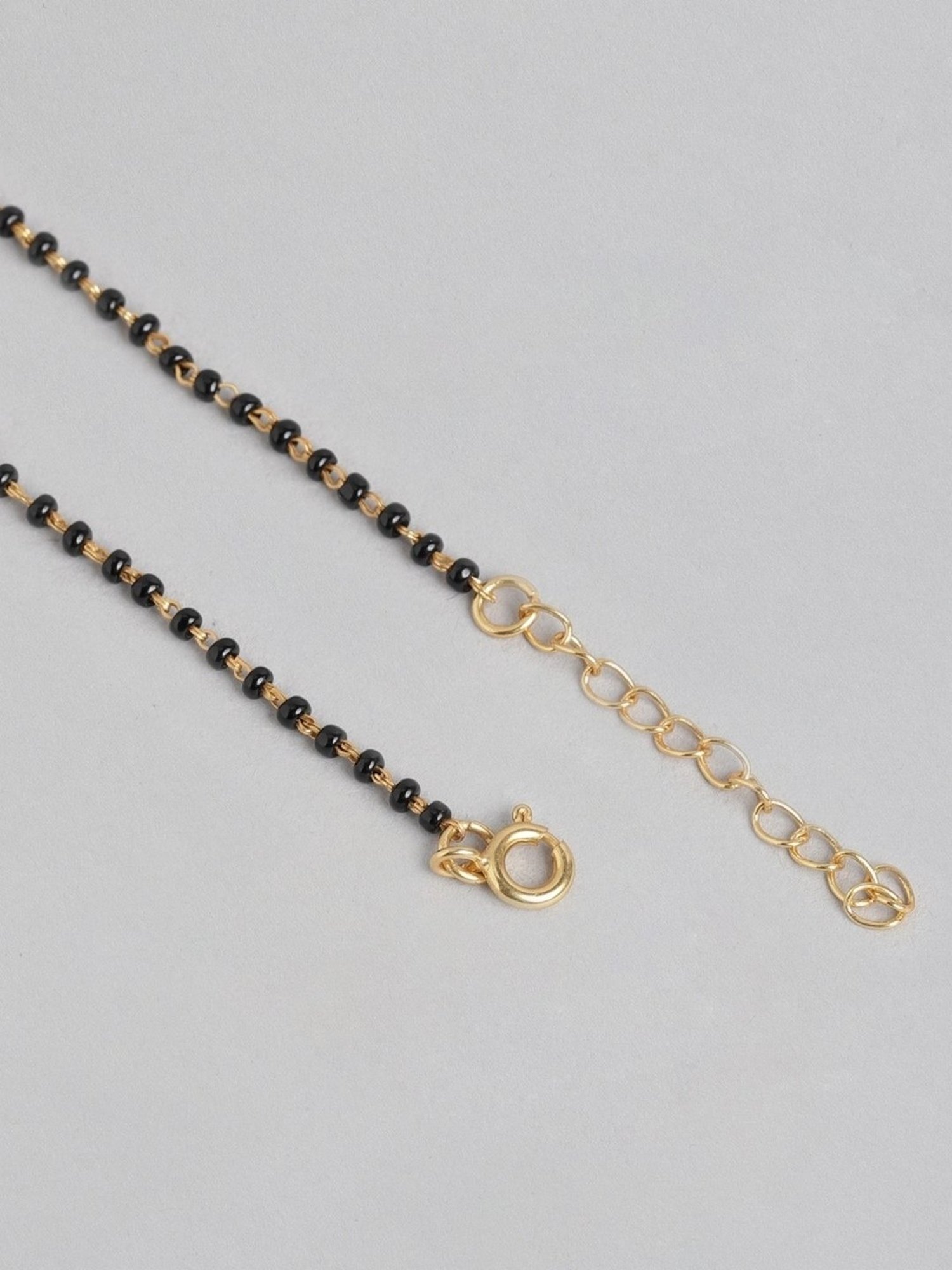 March by FableStreet 92.5 Sterling Silver Floral Mangalsutra for Women