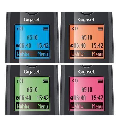 GIGASET S30852-H2252-R301 Accessory Handset - BLACK GIGASET-A510H-BK