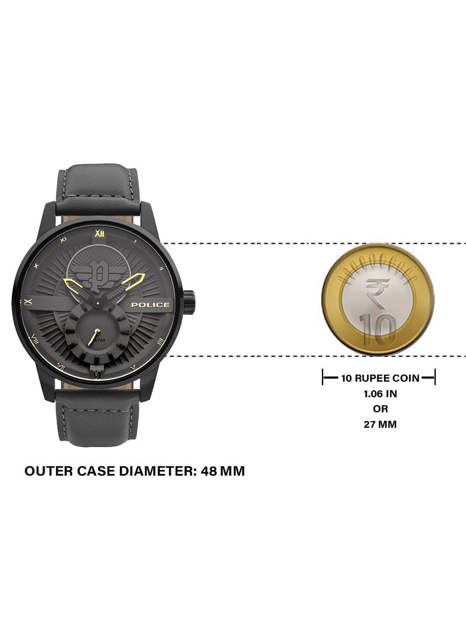 Police PLPEWJA2110101 Analog Watch for Men