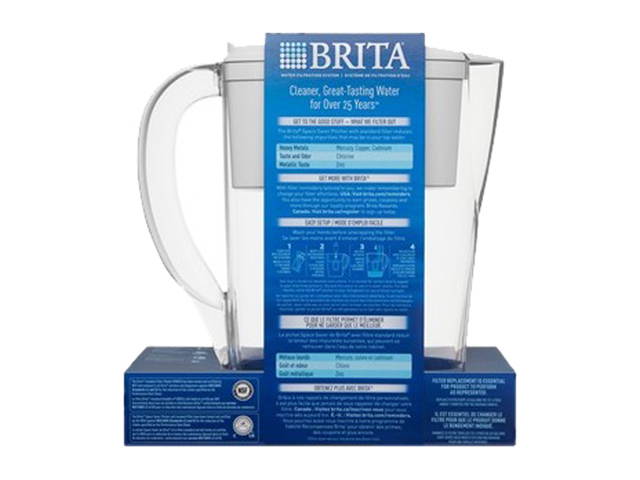 Brita 35566CT Space Saver Water Filter Pitcher