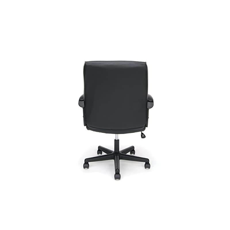 ESS Collection Bonded Leather Executive Chair, Black