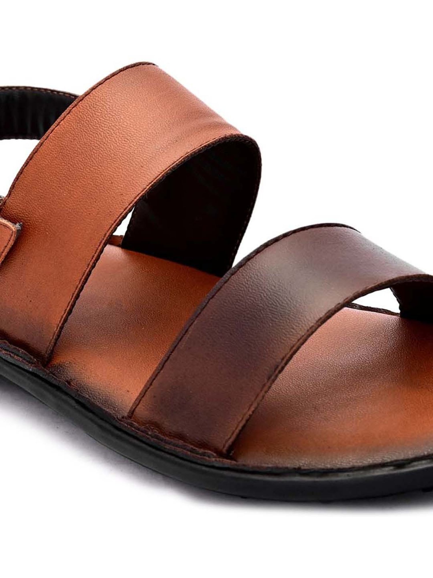 Hydes N Hues Men's Tan Back Strap Sandals
