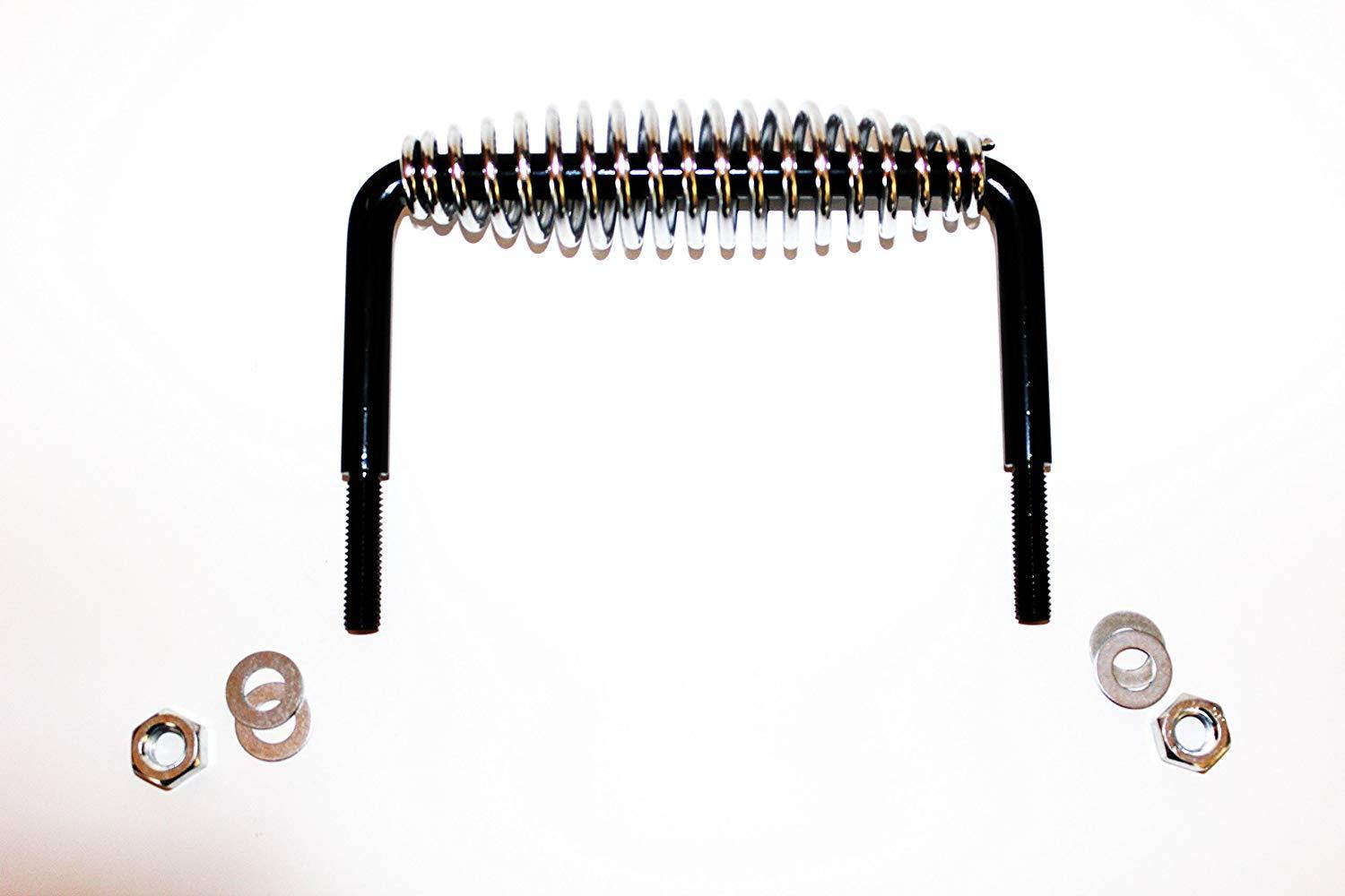 River Country Easy Mount 5" Chrome Spring Grip Handle with Built in Mounting Bracket