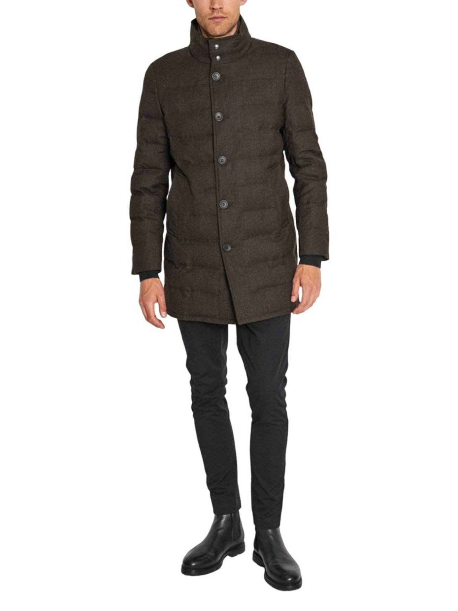 Bruun & Stengade Brown Regular Fit Coats