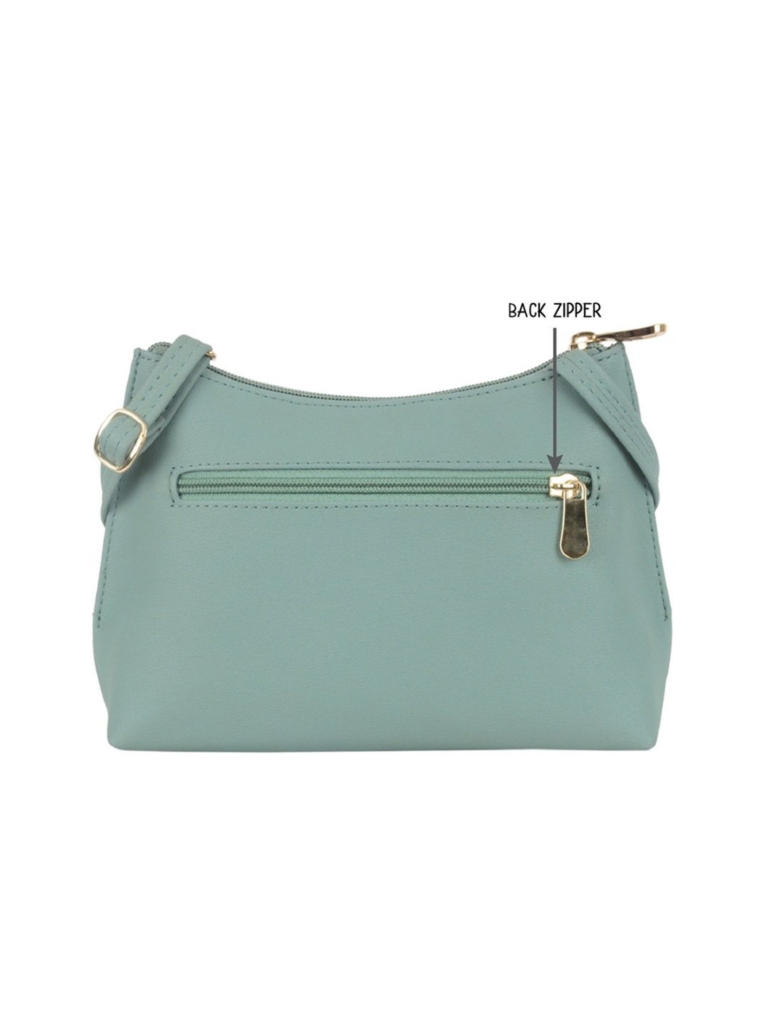 Baggit Green Small Cross Body Bag