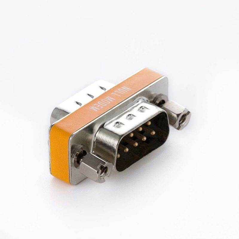 KINGDEE INC DB9 Null Modem Adapter Male to Male 10 Pack