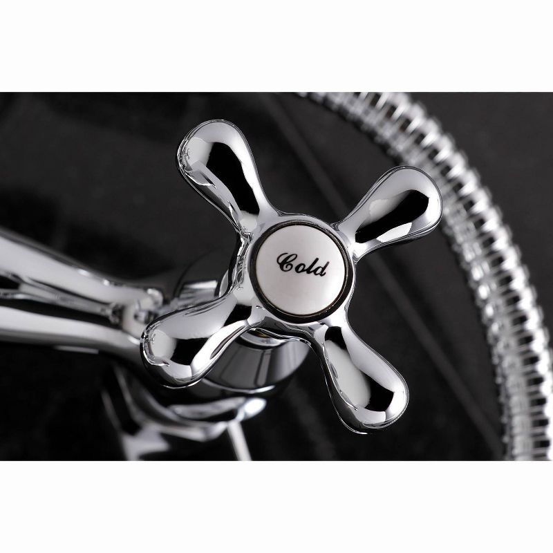 Wall Mounted Tub Faucet Chrome - Kingston Brass