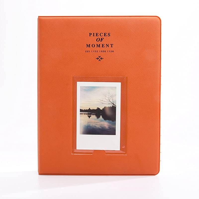 Compatible128 Pockets Photo Album for Films of Fujifilm Instax Mini 9 8 8+ 70 7s 25 50s 90, Polaroid Z2300, Polaroid PIC-300P (Blue)
