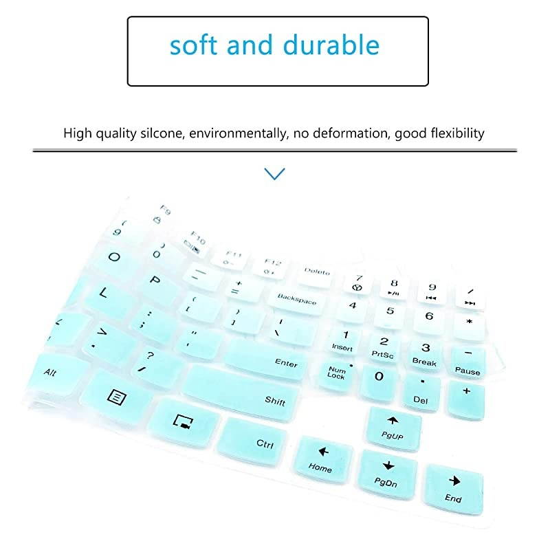 Keyboard Cover Skin Fit Lenovo Legion 15.6" Y520 Y530 Y540 Y545 Y720 R720 Y7000 Y7000P|17.3" Legion Y730 Y740 Gaming Laptop -Mint Green