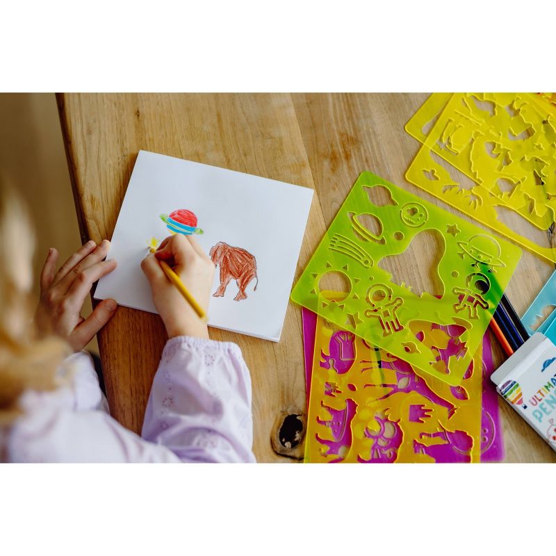 Art Stencils and Pencils Kit – Chuckle & Roar