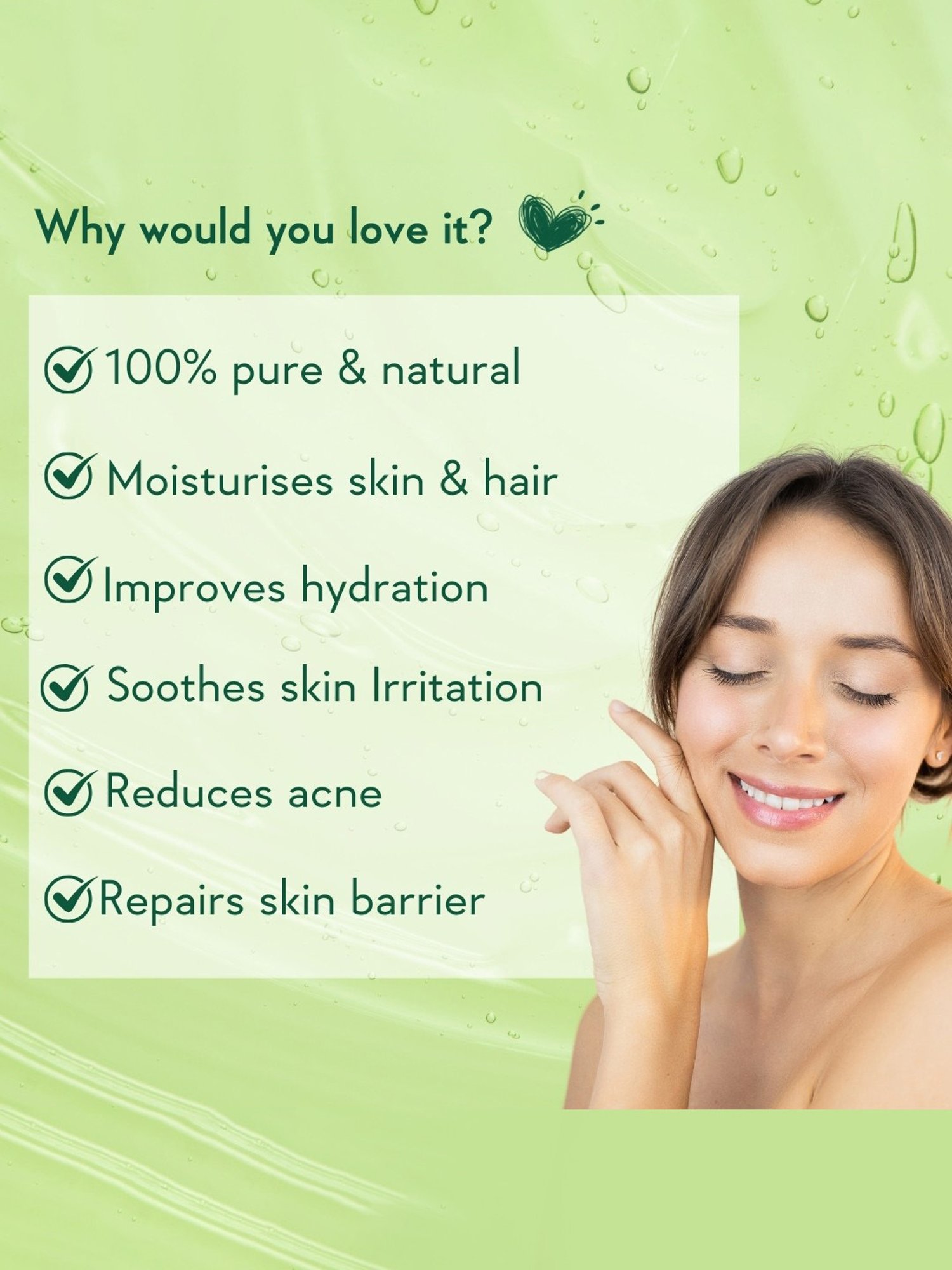 Wishcare Pure & Natural Aloe Vera Gel - 200 ml