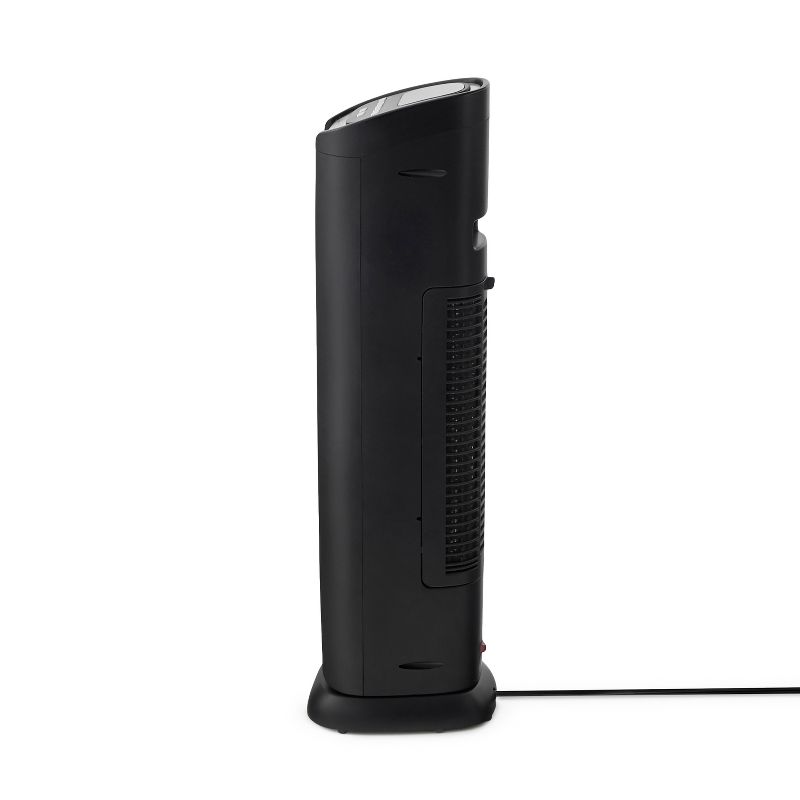 Lasko 5160 Portable Electric 1500 Watt Room Oscillating Ceramic Tower Space Heater with Remote, Adjustable Thermostat, Digital Controls, and Timer