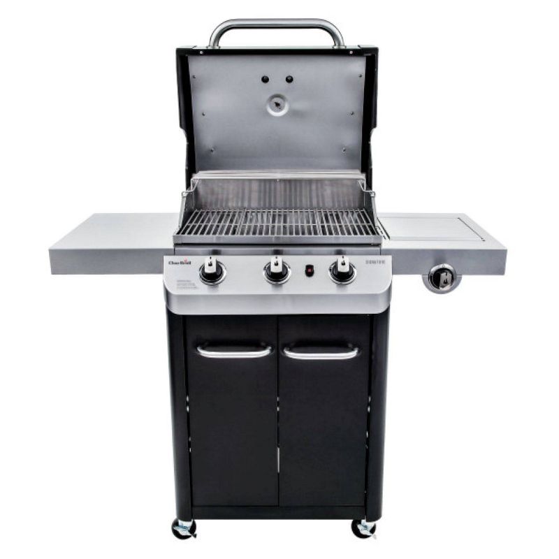 Char-Broil 3-Burner Gas Grill #463348017 - Black