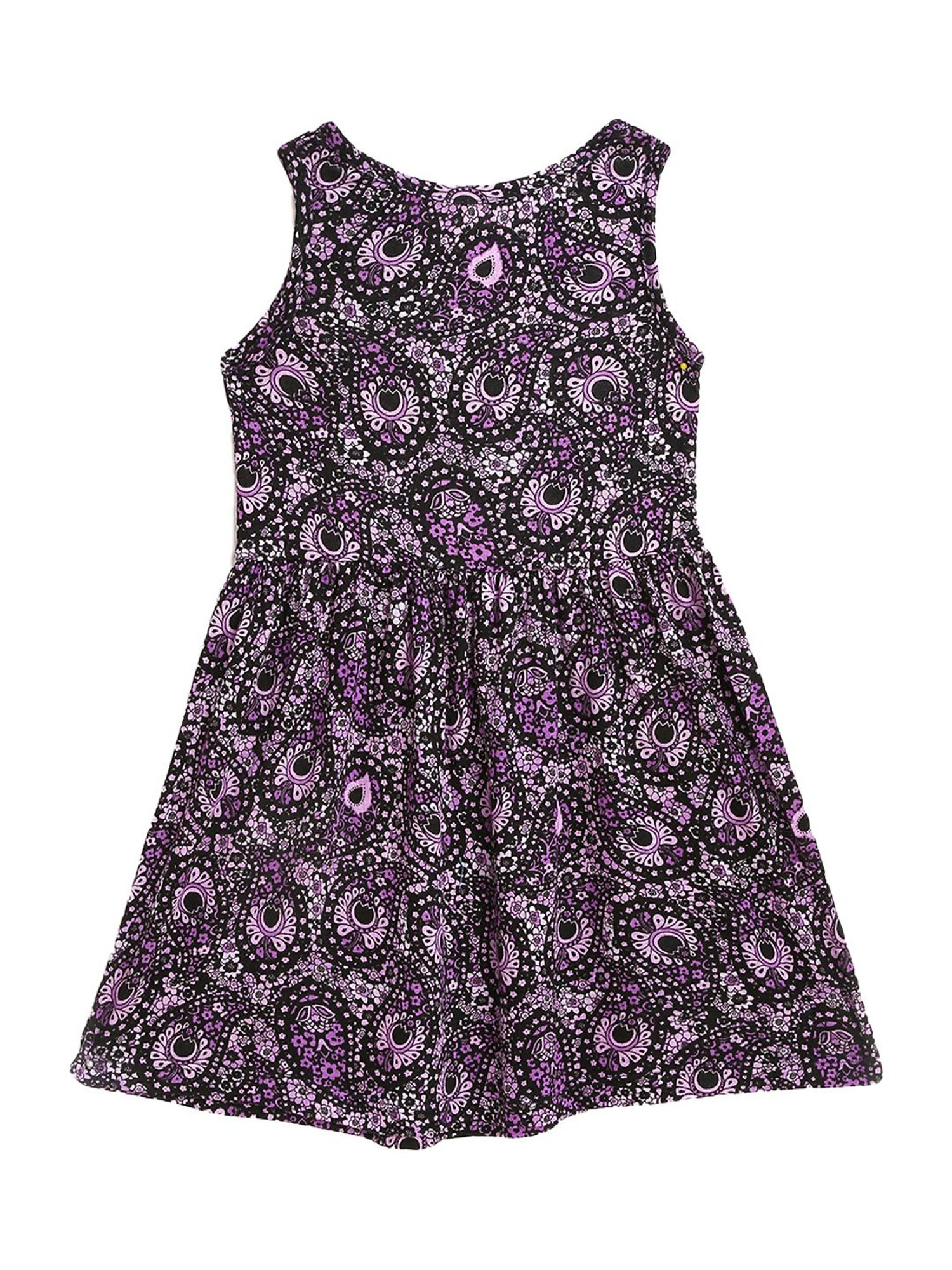 Kids Craft Navy Floral Print Dress