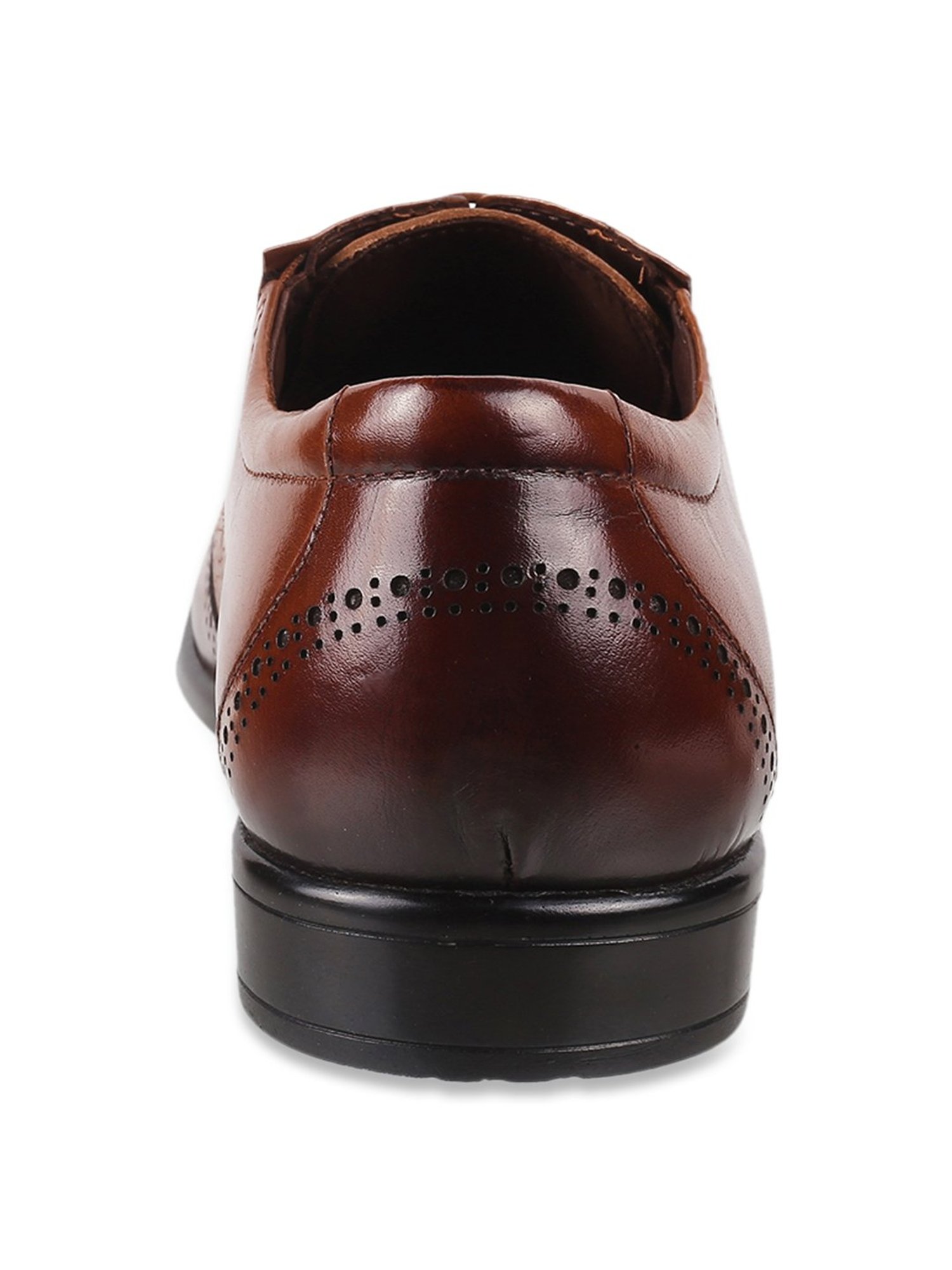 Mochi Men's Windsor Tan Brogue Shoes