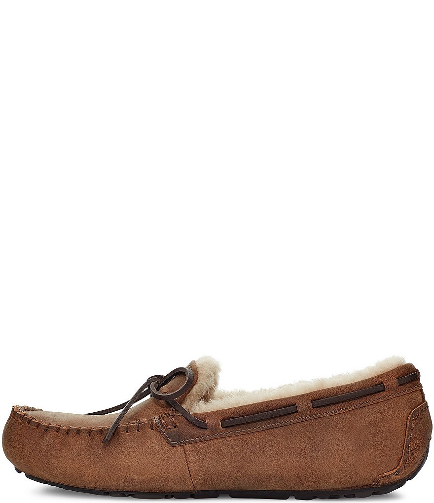 UGG&reg; Men's Scuff Logo Suede Slippers