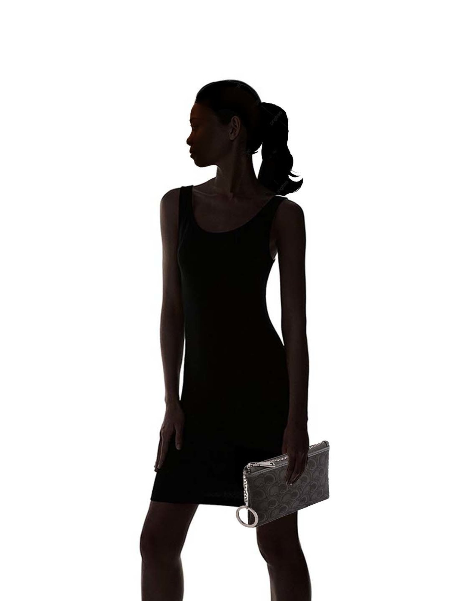 CARPISA Marianna Black Printed Coin Pouch