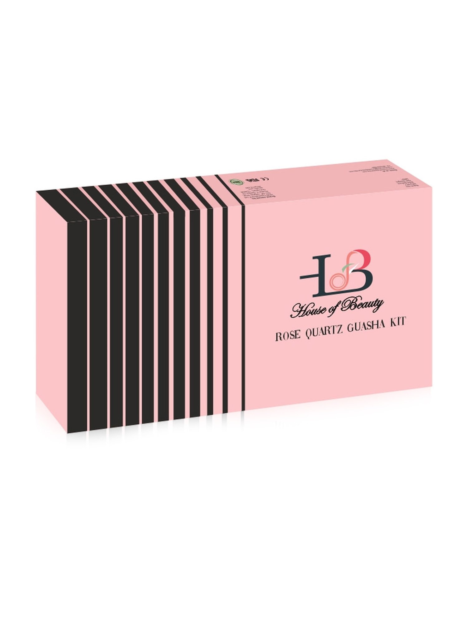House of Beauty Rose Quartz Guasha Kit