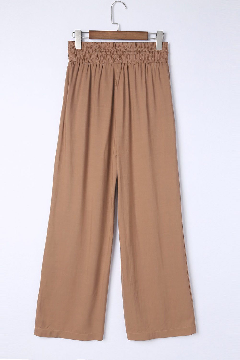 Karen Kane Cropped Wide Leg Linen Blend Striped Pants