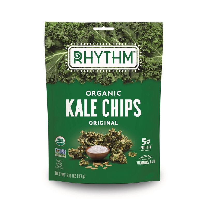 Rhythm Organic Vegan Superfoods Original Kale Chips - 2oz