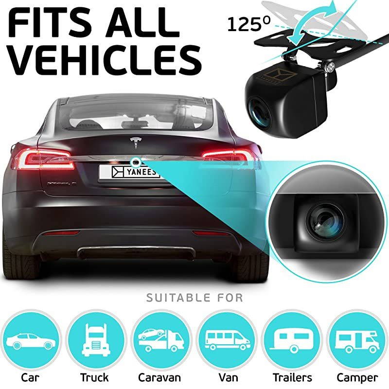 Backup Camera Night Vision HD 1080p Car Rear View Parking Camera Best 170&deg; Wide Angel Reverse Auto Back Up Car Camera Fits All Vehicles