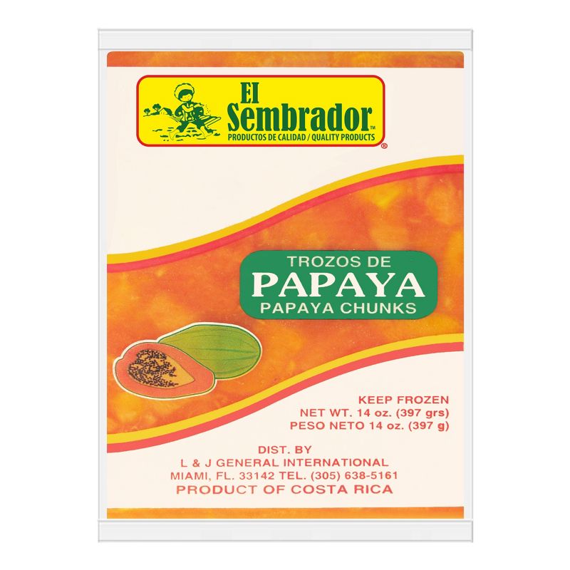 El Sembrador Frozen Pulp Papaya - 14oz