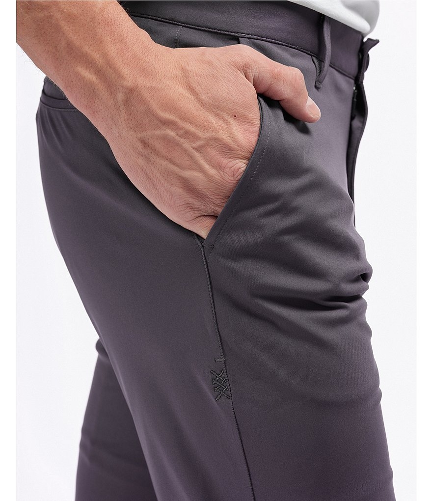 RHONE Slim-Fit Flat-Front Commuter Stretch Pants