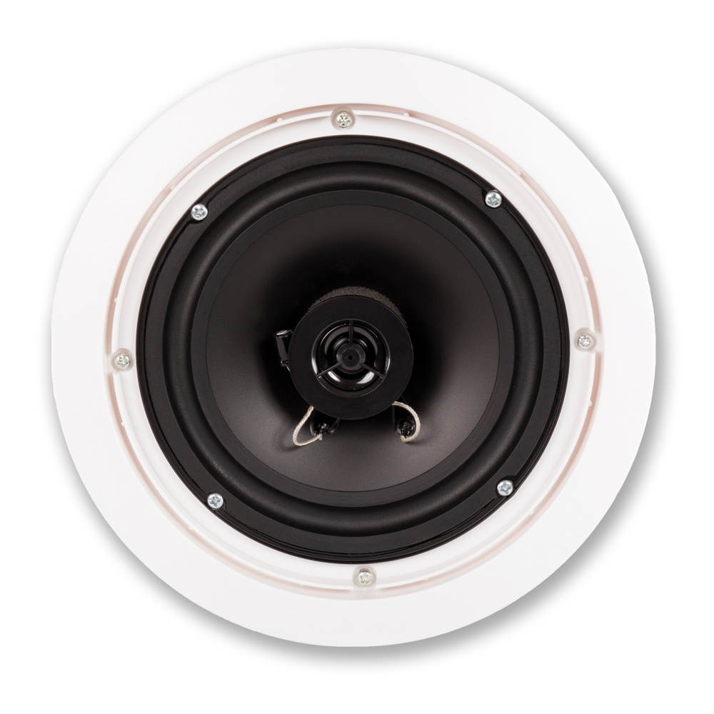 Acoustic Audio HTI-6C Bluetooth Flush Mount In Ceiling 6.5" Powered Speaker Pair