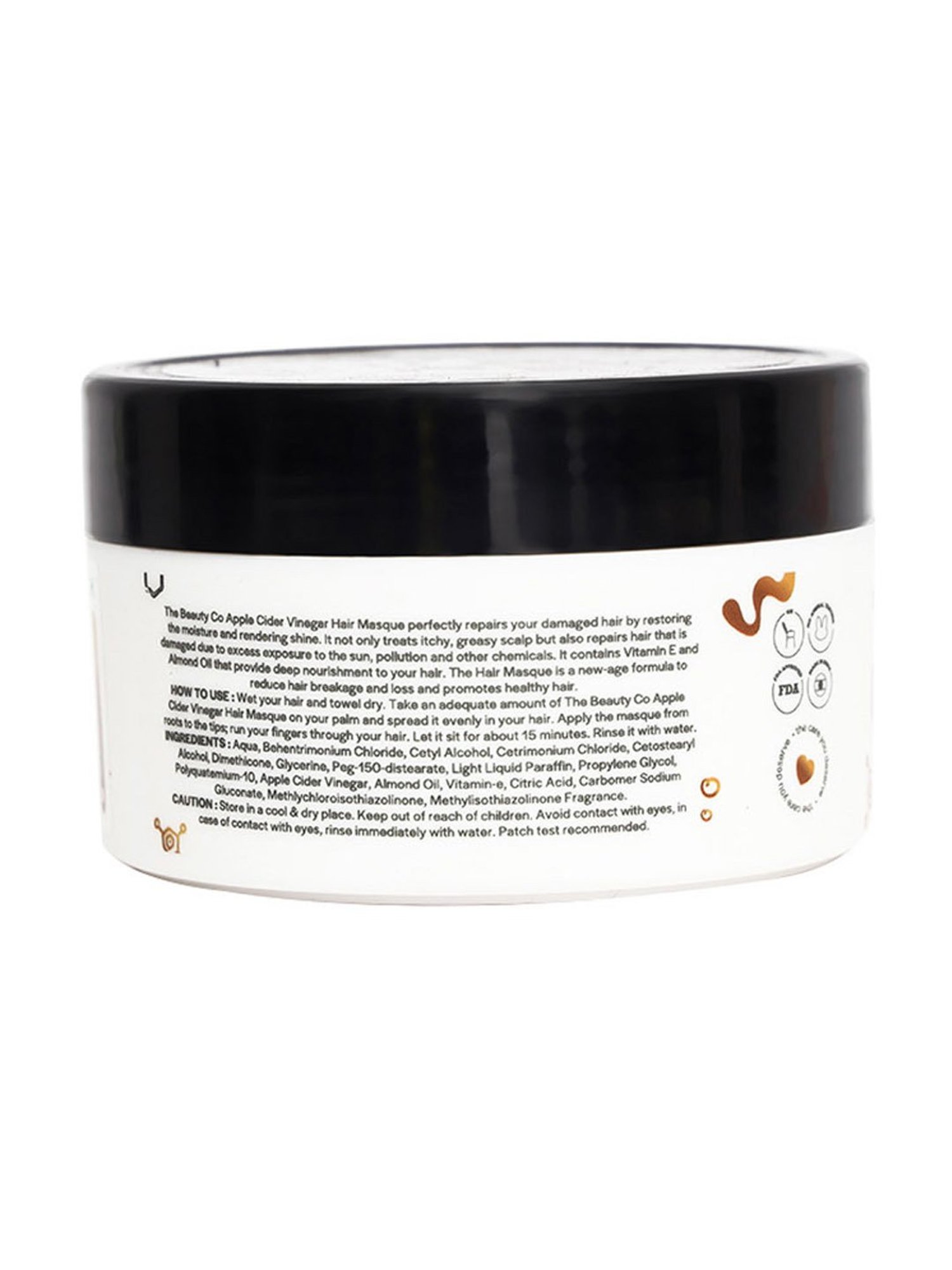 The Beauty Co. Apple Cider Vinegar Hair Mask - 200 gm