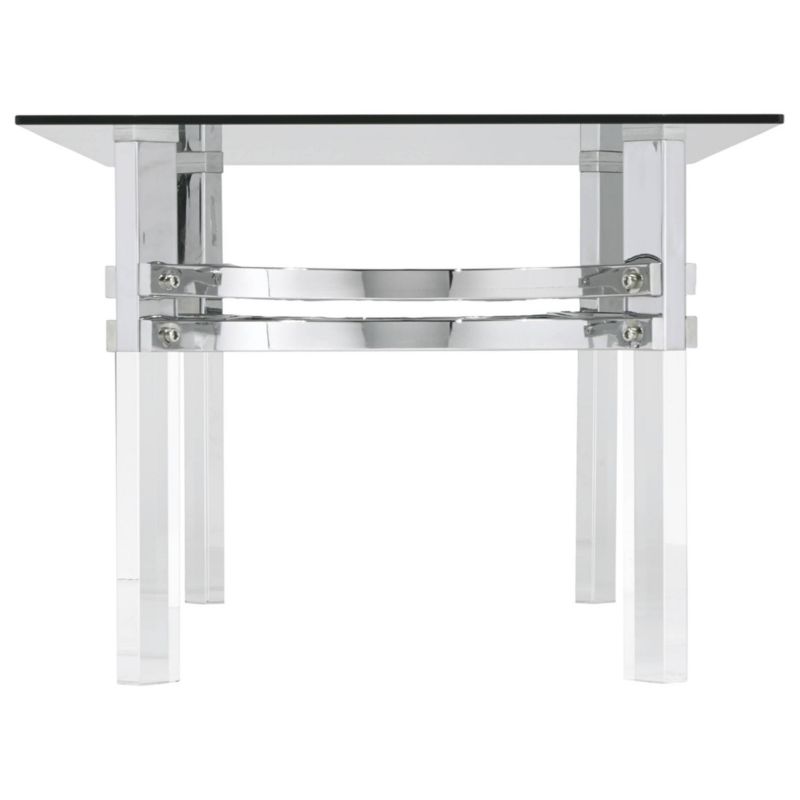 Braddoni Rectangular Cocktail Table Chrome - Signature Design by Ashley