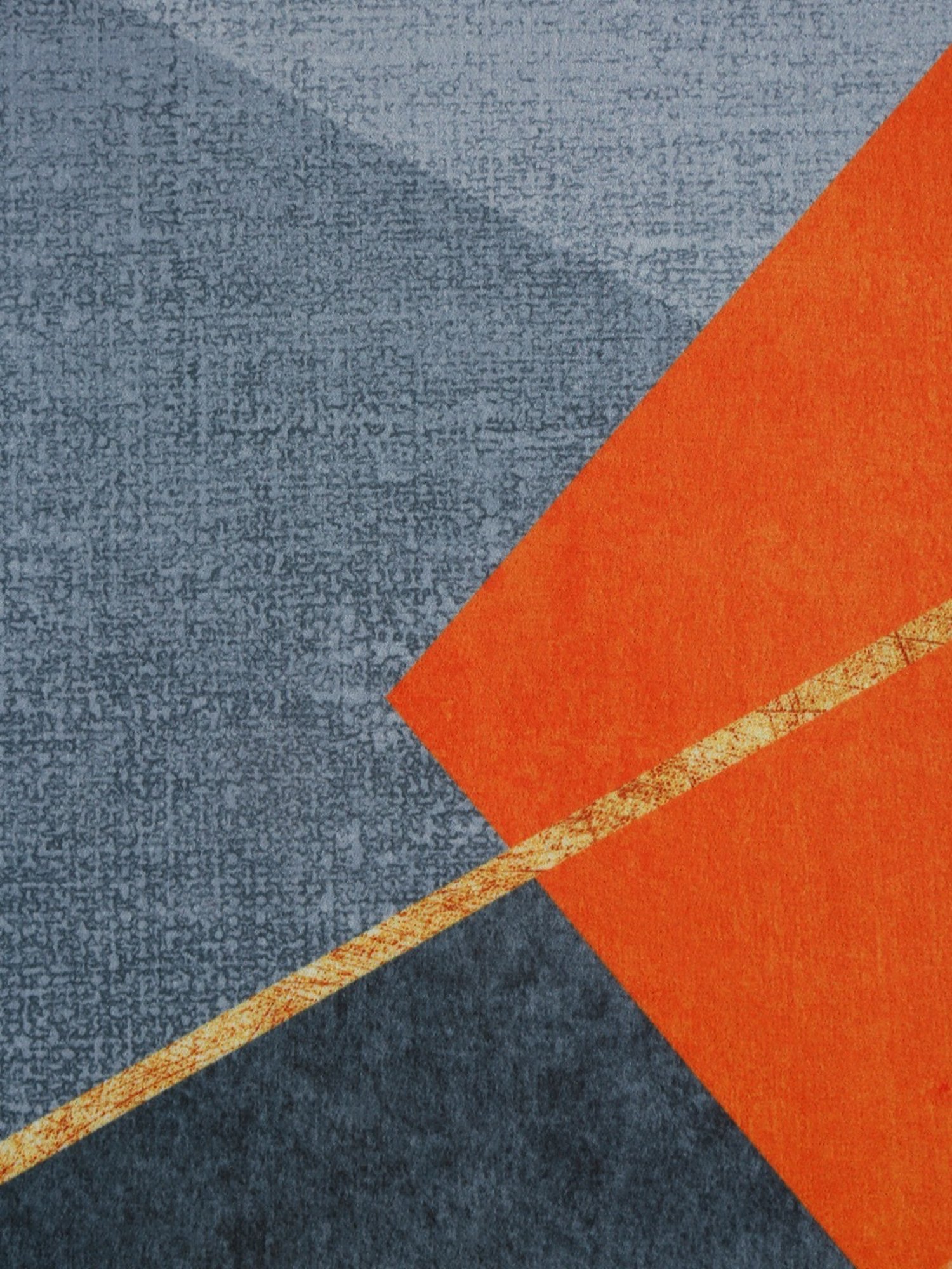 HOSTA HOMES Anti Skid Abstract Multicolor Others Non Slip Bath mat