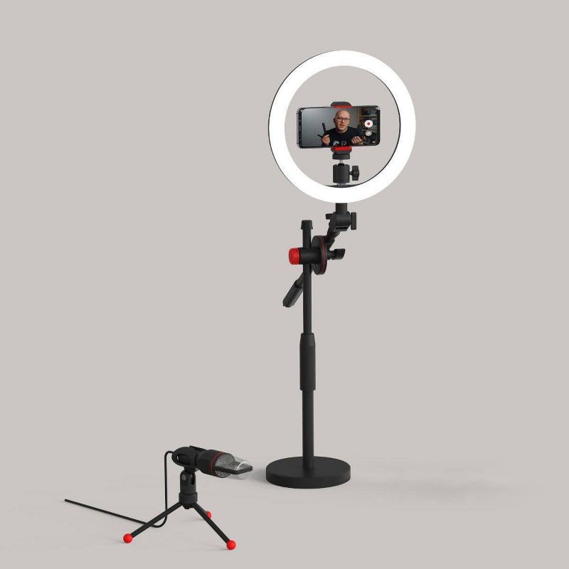 Black Fin Mobile Phone In Home Studio Vlogger Pro